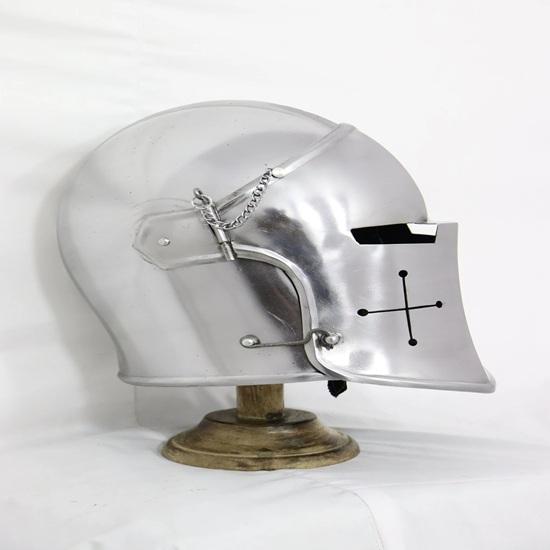 Medieval Barbuta Helmet Knight Templar Crusader Armor Comfortable for LARP Cosplay Best Gift