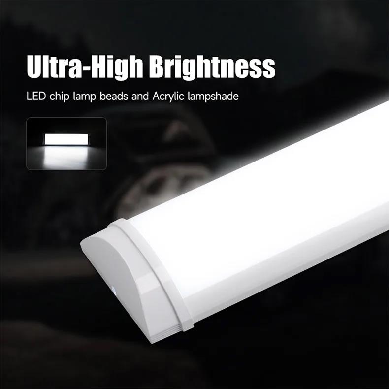 1/2x 72LED 12V-80V Ceiling Light RV Interior Trailer Boat Cargo Camper Lamp LED Lights for Car Accessories Van Car Led Light Dome Lights 6