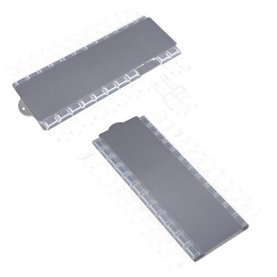 2Pcs Nail Color Show Display Board Grey Detachable 24 Colors Manicure Salon Shop DIY Nail Art Palette Exhibition Rack