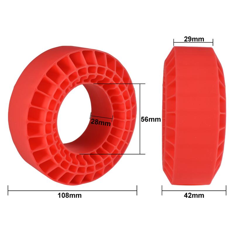 9IMOD 1.9inch Tires Insert Silicone Rubber Insert Foam Waterproof for 1/10 TRX4 SCX10