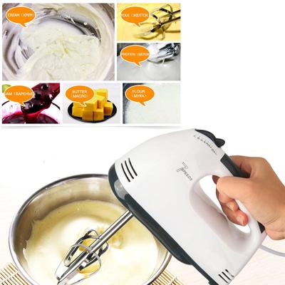 7 Speed Dough Hand Mixer Egg Beater Food Blender Kitchen