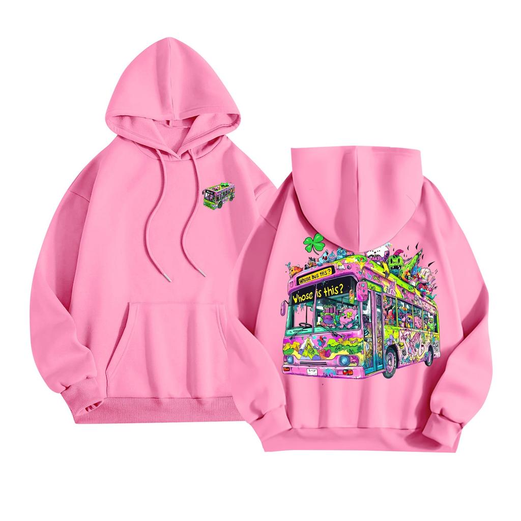 Women's Fashion Lightweight Long Sleeve Pullover With Pockets  Hoodie