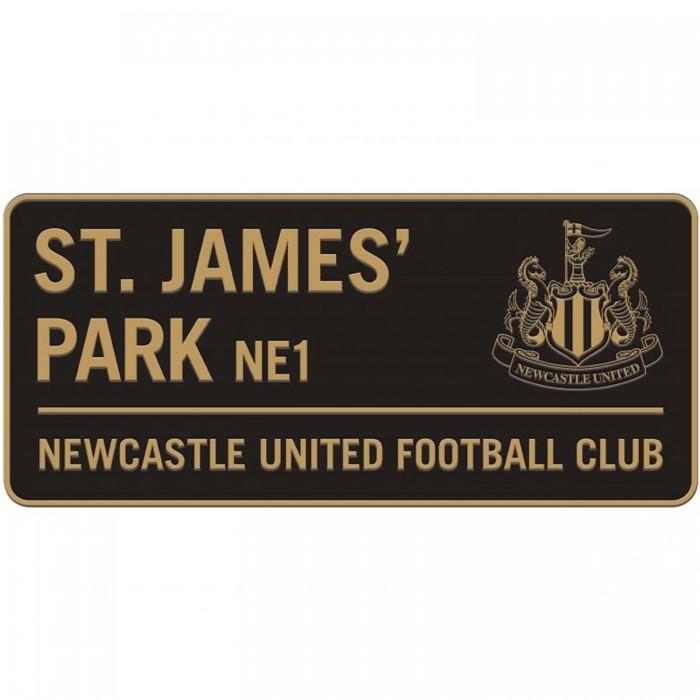 Newcastle United FC Metal Two Tone Street Sign