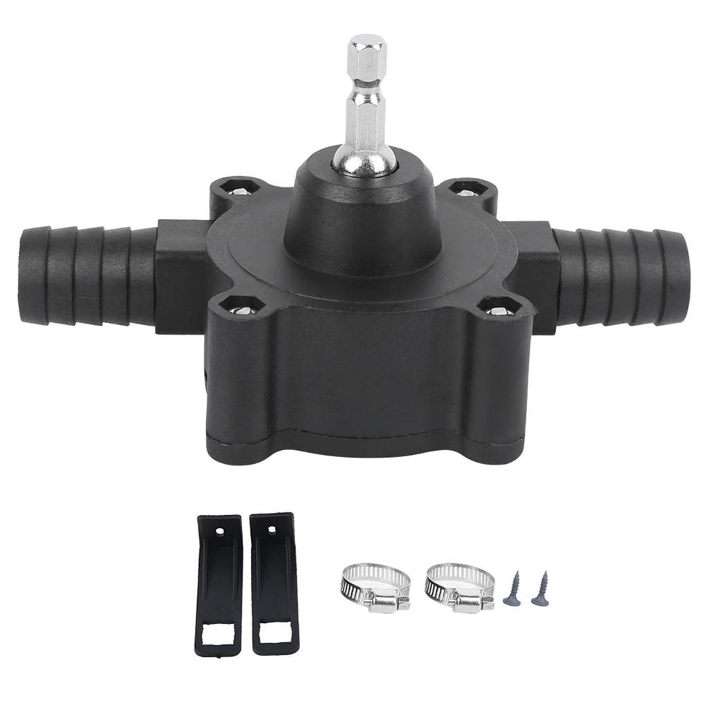 Hand Electric Drill Pump Self Priming Fluid Water Transfer Mini Portable Centrifugal Pump