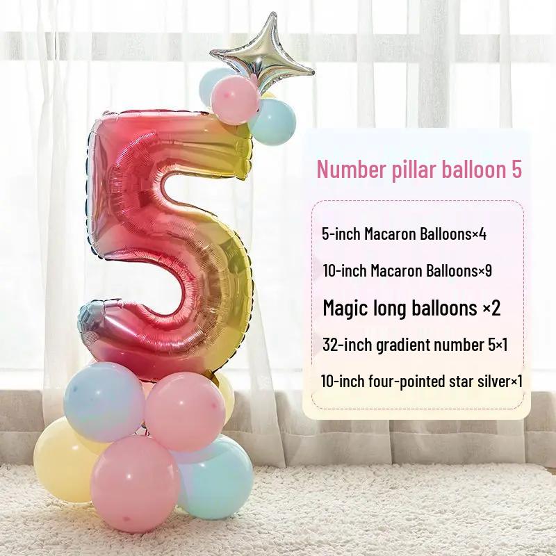 Złote Balony z Cyframi na Urodziny i Imprezy