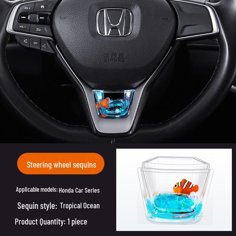 

Блестки для декора руля Honda Accord & Civic CRV - Аксессуар для модификации интерьера