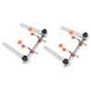 2 Sets Drawer Slide Installation Tool Plastic and Stainless Steel Drawer Slide Rail Mounting Tool