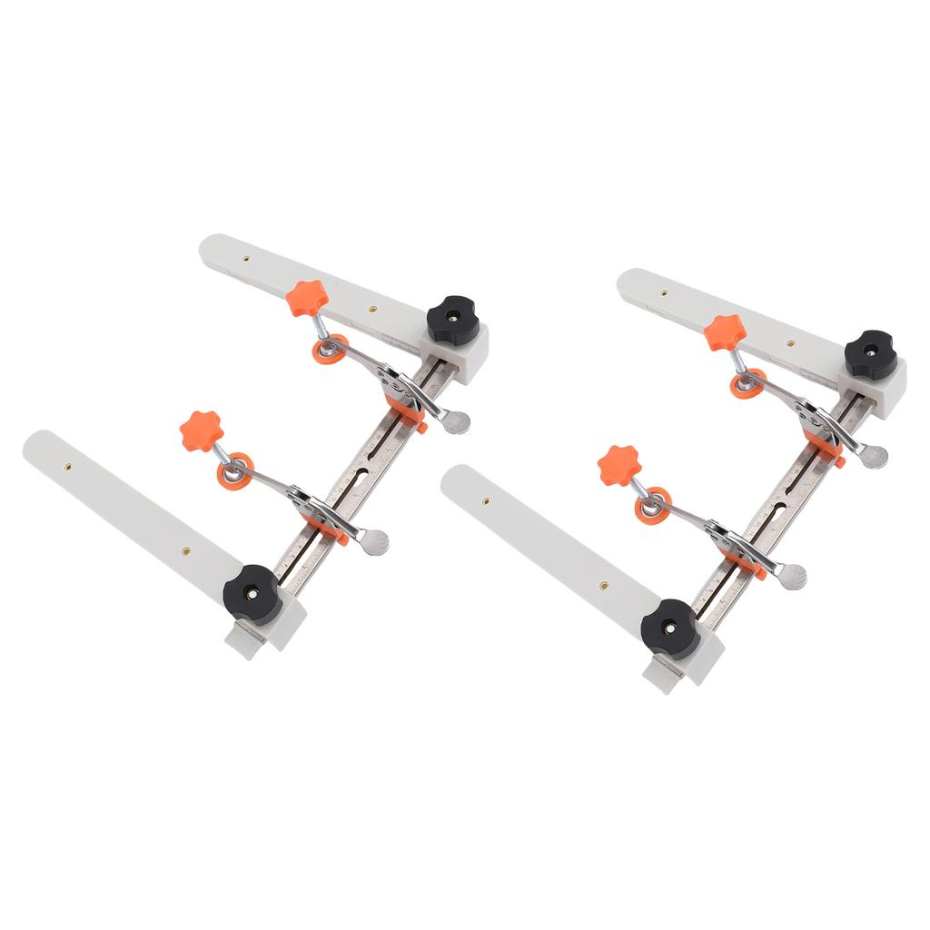 2 Sets Drawer Slide Installation Tool Plastic and Stainless Steel Drawer Slide Rail Mounting Tool