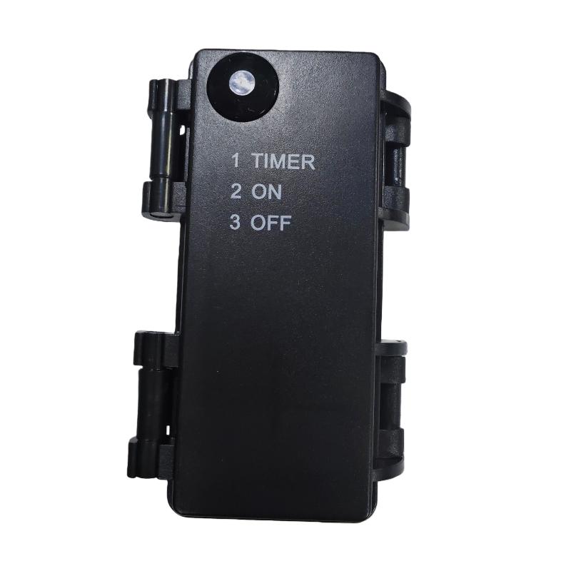 1Pc 3V 2 Sections AA Battery Holder - Waterproof Dustproof Cartridge With Timing Function Ideal For No.5 Battery Power Supply