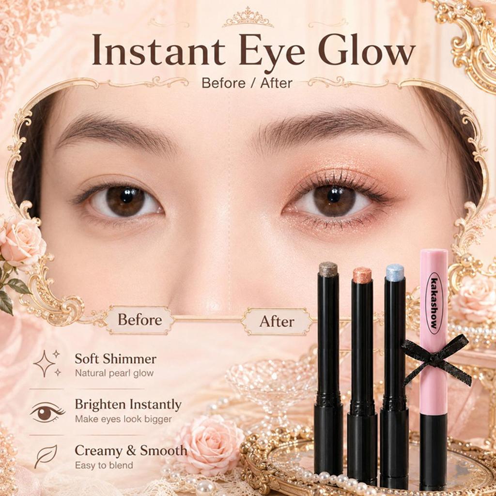 Lazy eyeshadow stick, broken diamonds, fine flashing color, natural vitality, atmosphere, eye makeup, eyeshadow, smoky makeup