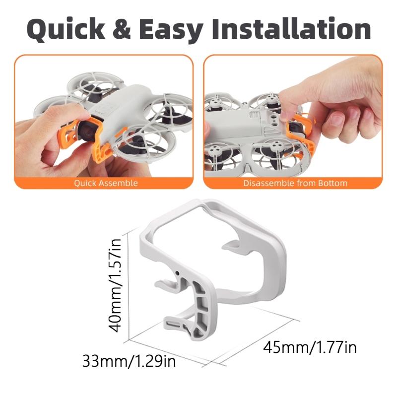 PTZ Protector Bar Anti Collision Bumper Lightweight Camera Lens Protective Guard for Quadcopter Repair