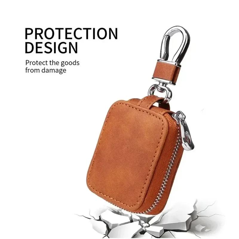 Universal Leather Case for Airpods 1/2/3/4/Pro Dustproof Waterproof Anti-Scratch Earphone Case Wireless Earbuds Protective Bag