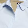FILA × KOLOR BEACON Fashion Casual Versatile Shirt Women shirts Golden-Brown F11W636401FDK