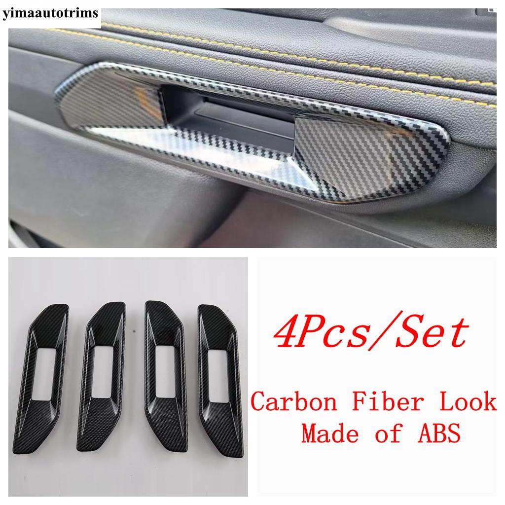 Window Lift / Gear Shift / Steering Wheel / Handle Bowl / Air AC Cover Trim For Ford Ranger  - 2025 Carbon Fiber Accessories