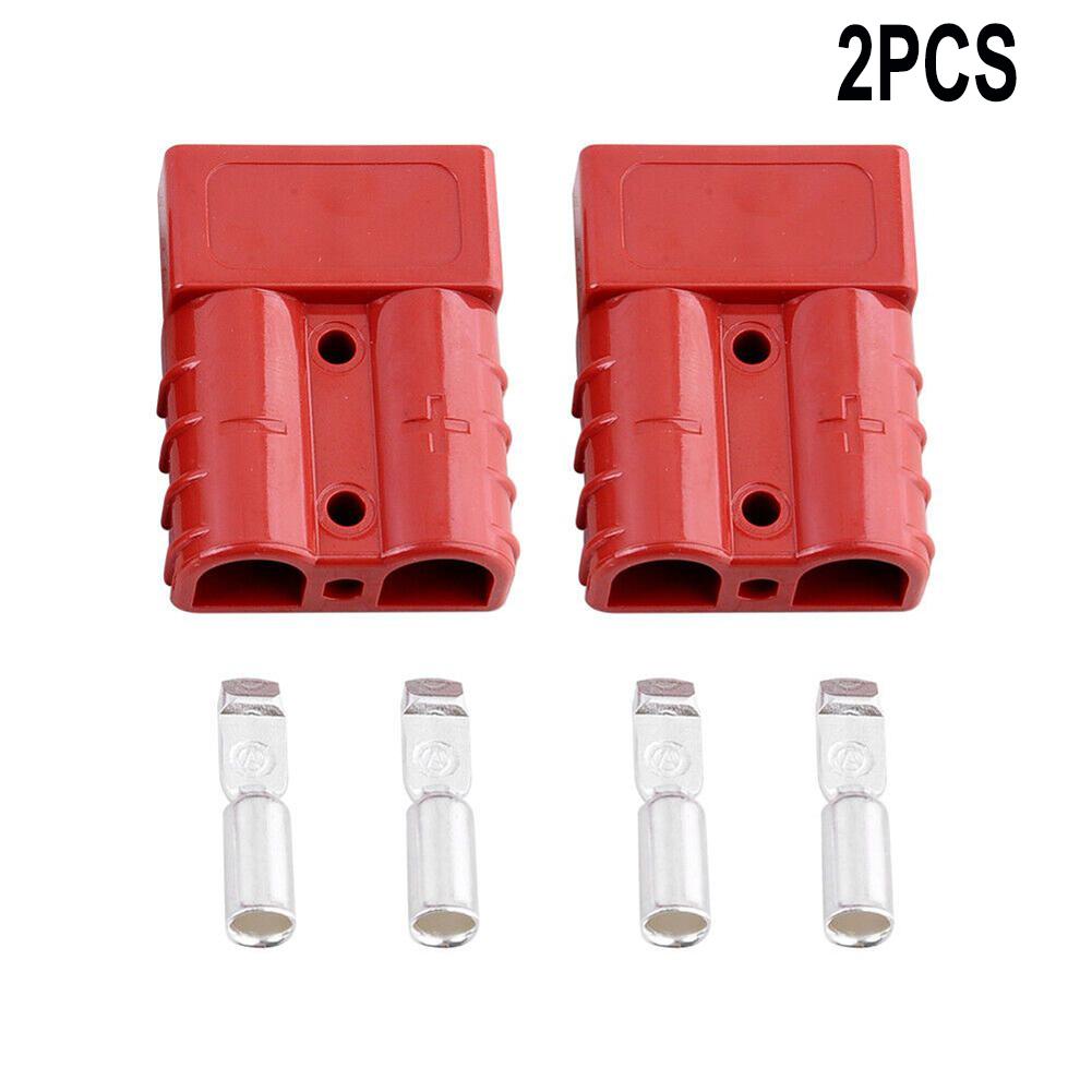 2x Battery Plugs Plug 4x Plated Copper Terminals Battery Plugs High Quality