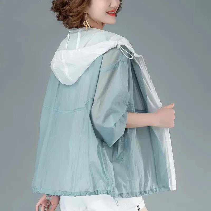 

Солнцезащитная одежда, женская летняя тонкая короткая куртка, свободная солнцезащитная одежда, кардиган