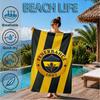 Fenerbah?e Crest Design Strandtuch, Schnelltrocknend, Pflegeleicht, Geeignet für Fitness und Strandurlaub, Sport-Essential