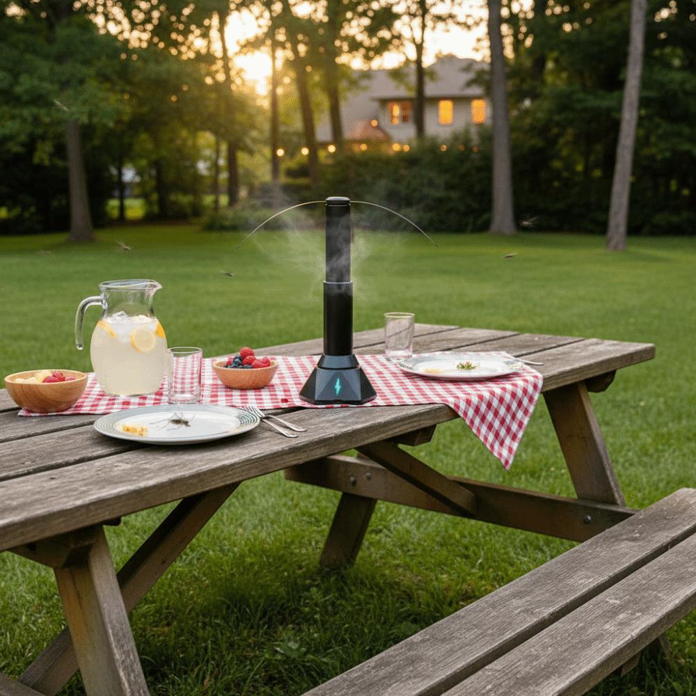 Multi-Functional Insect Repellent Fan Portable Fly Fans for Food Fly Repellent Fan Home