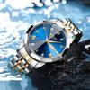 Quartz Watch Fashion Diamond-Encrusted Steel Belt Men'S Watch Luminous Waterproof