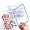 Reusable Plastic Food Storage Containers With Airtight Lids Compartments For Meal Prep Office Lunch Picnic Kitchen Food Storage
