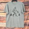 Life Is Good Men's Small Gray Bigfoot Beer Graphic Crusher-Lite Unisex T-Shirt
