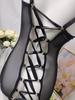 Robe de nuit en dentelle imprimé léopard - Jupe sexy moulante pour femme