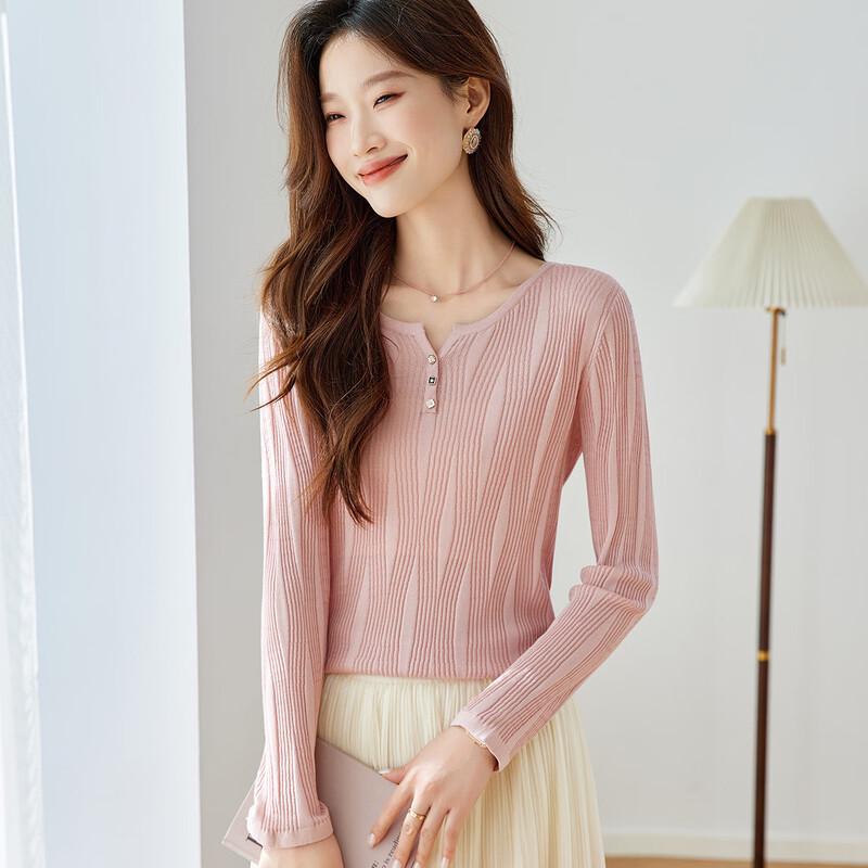 Женский элегантный вязаный топ Srcr из смеси шелка L