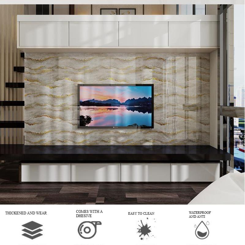 30*30cm Imitation Tile Self-adhesive Waterproof Moisture-proof Wall Sticker Bathroom Kitchen Wall Decoration