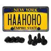 Upgraded License Plate Screws Quick & Secure Car License Plate Fasteners Set