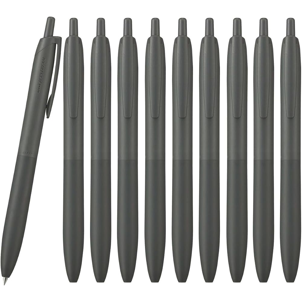 Mitsubishi Pencil Oil-based Ballpoint Pen Jetstream Light Touch Ink 10 Pcs 0.5 Off Black SXNLS05....