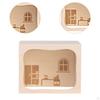 Hamster Cage Accessories Hiding Supplies Decoration Peeking Shed Hideout for Hamsters Gerbils