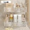 Punch-Free Wall-Mounted Bathroom Storage Box: Toilet Shelf for Towels and Cleanser.