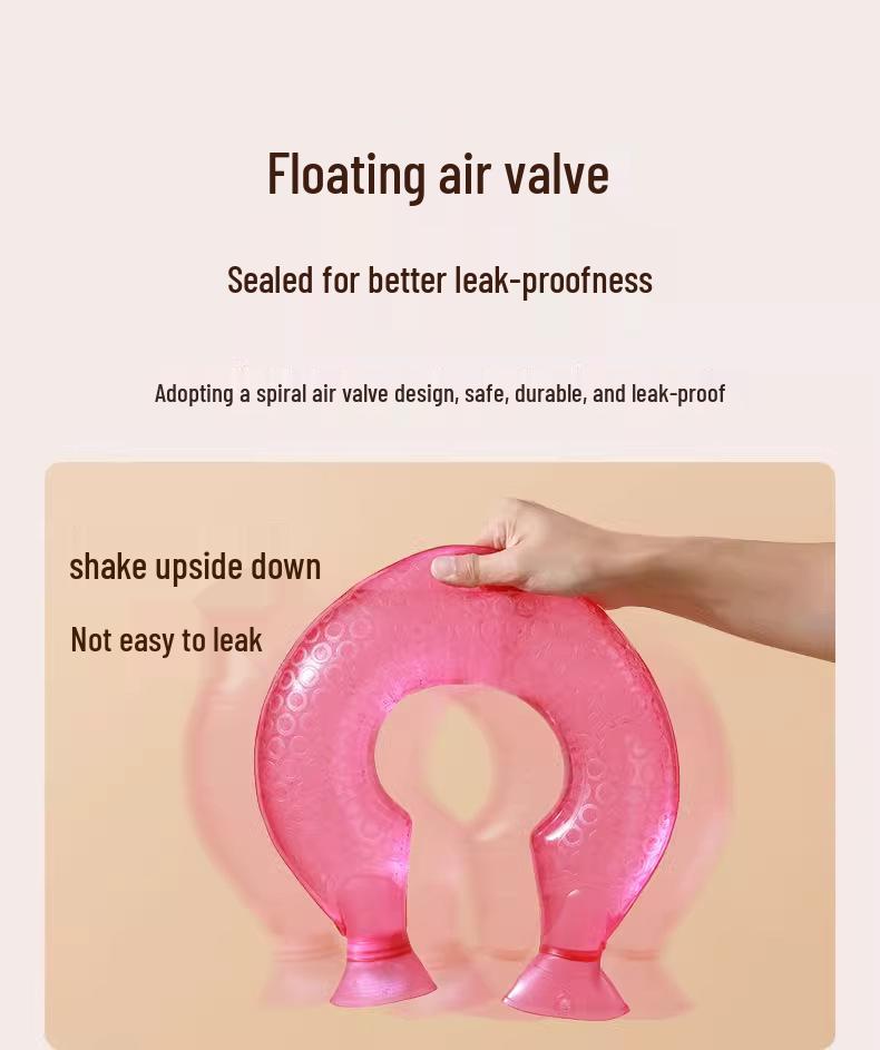 Transparent Hot Water Bottle Scarf: Neck Protector & Warm Compress