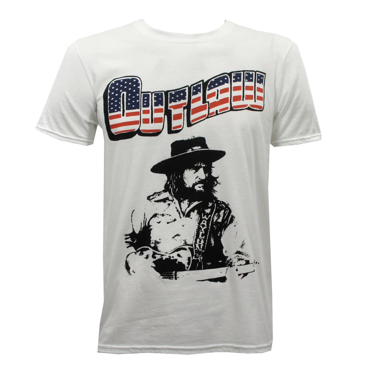 

Authentic WAYLON JENNINGS New Outlaw Slim Fit T-Shirt S M L XL 2XL 3XL NEW 4XL