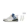 Air Jordan Spizike Low Motion Pack Men Sneakers Cream White Armory-Navy HM3712-164