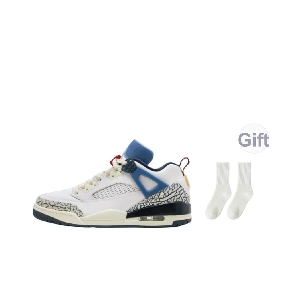Air Jordan Spizike Low Motion Pack Men Sneakers Cream White Armory-Navy HM3712-164