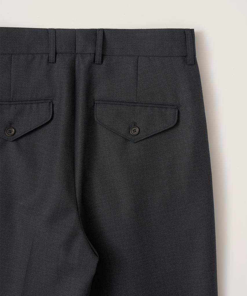 ANOTHER OFFICE Legacy Wool Trouser (Heather Charcoal)