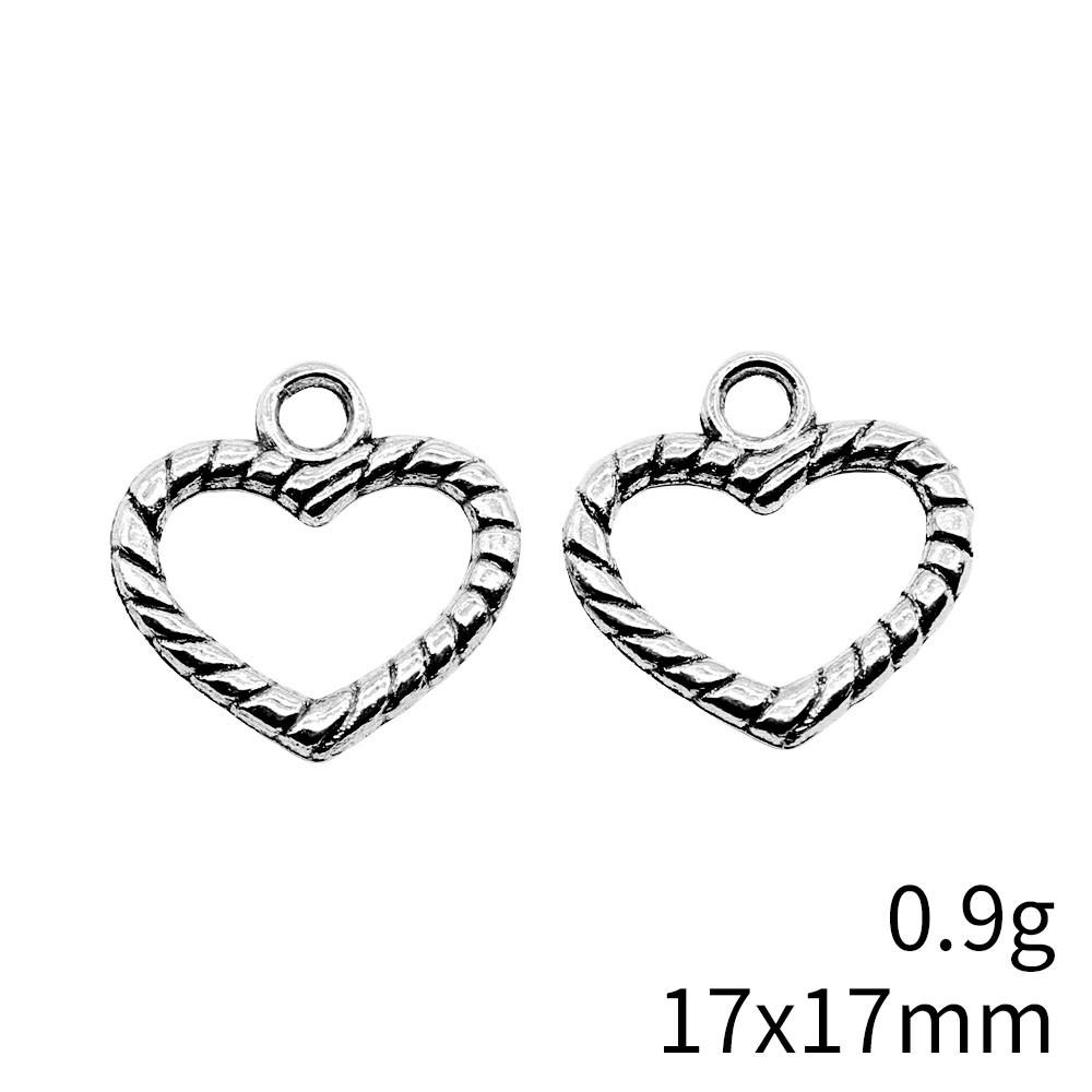 Back To School Charm Bracelet Hollow Peach Heart Charms Pendant Ornaments For Home Male Pendant