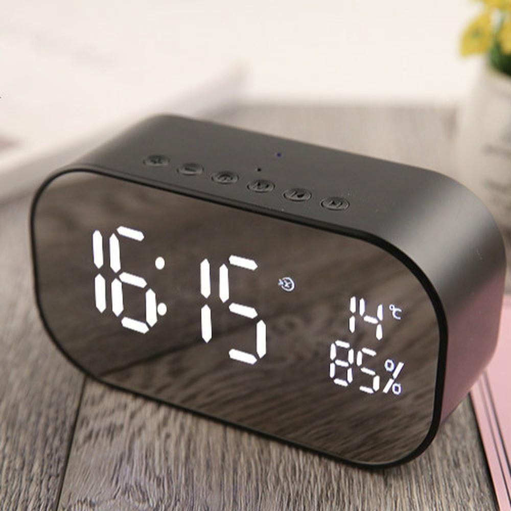 S2 Alarm Clock Audio Wireless Bluetooth Subwoofer New Creative Bedside Speaker Stereo