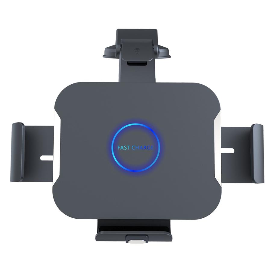 15W Car Wireless Charger Qi Smart Phone Charging Holder For Fold Screen Big Pad