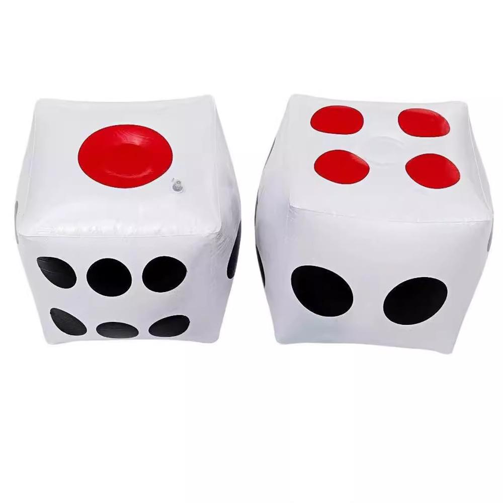 Funny Outdoor Inflatable Dice Pool Halloween Party Games Entertainment Dot Diagonal Giant Child Adults Game Play Cube Toy