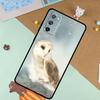 Owl Watercolor Animal Soft Case For Samsung Galaxy S25 Ultra S9 S10 S20 S21 S22 S23 S24 Plus S24 FE Funda Cover