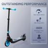 Folding Electric Scooter With Brake For Ages 6 Plus Years 8 Km H Maximum Speed Blue