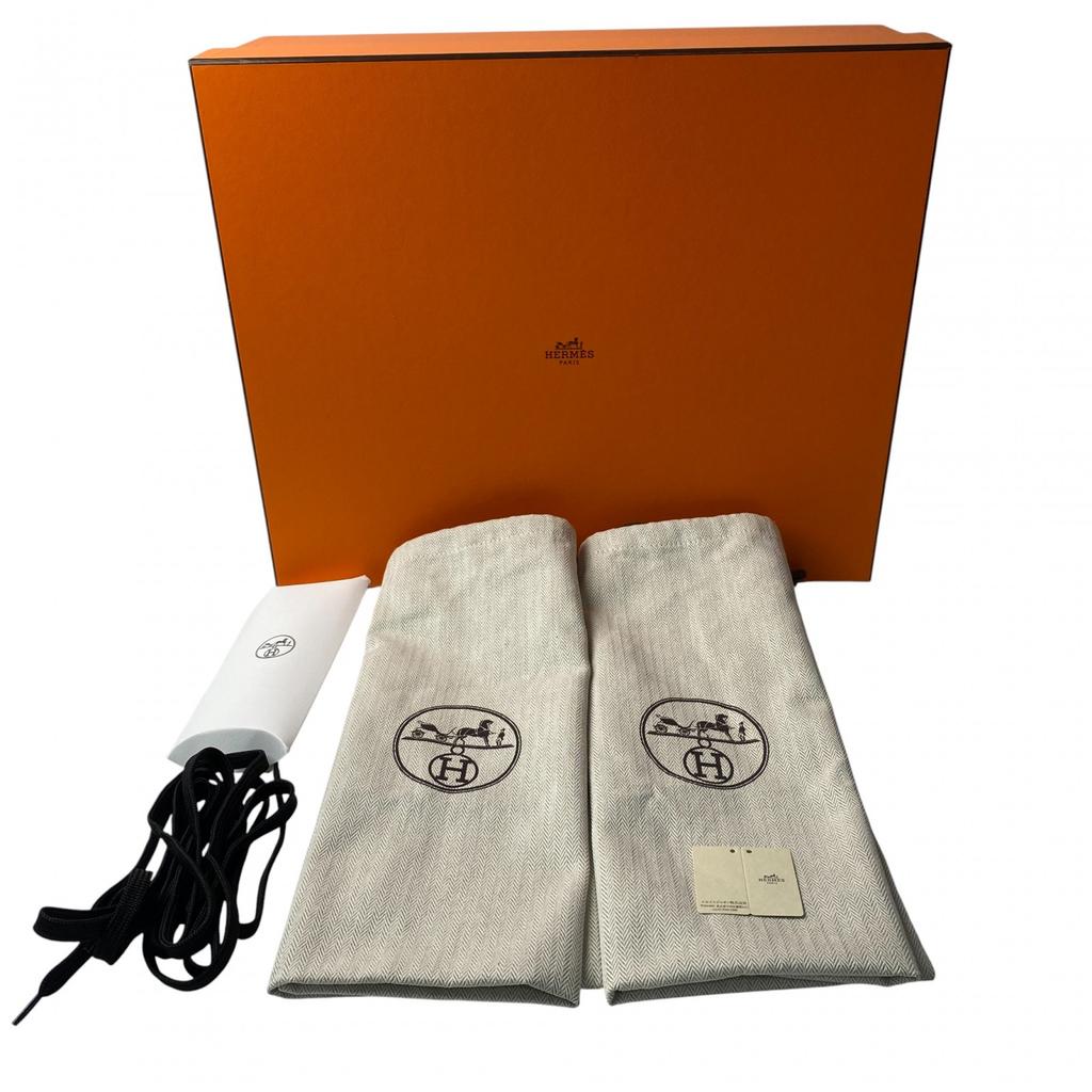 Used HERMESboots black mens