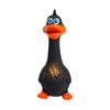 Funny Squeaky Chicken Dog Toy, Rubber Quacking Chew Toy for Boredom Relief – Durable Latex Stress Reliever, Interactive Squeeze Toy, Black, 7