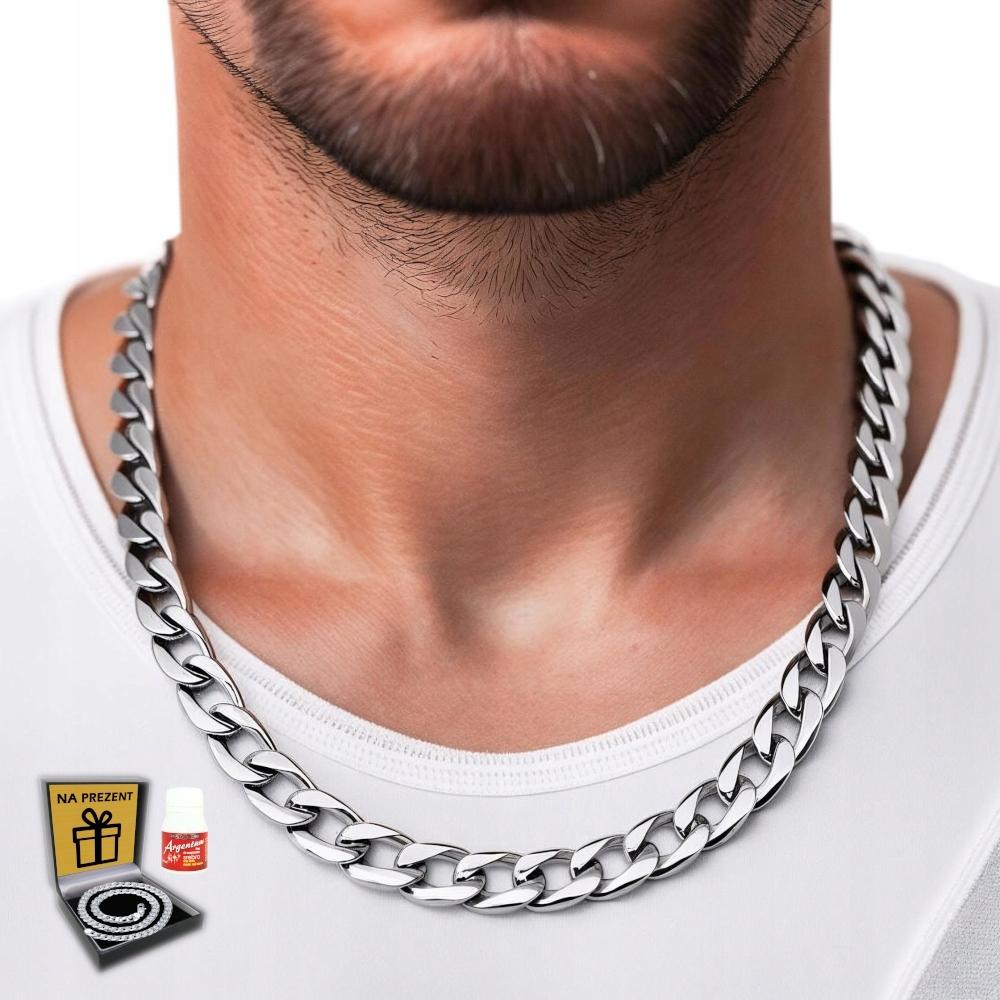 Chain Silver Chain Men' Necklace DIAMOND Thick As A Gift