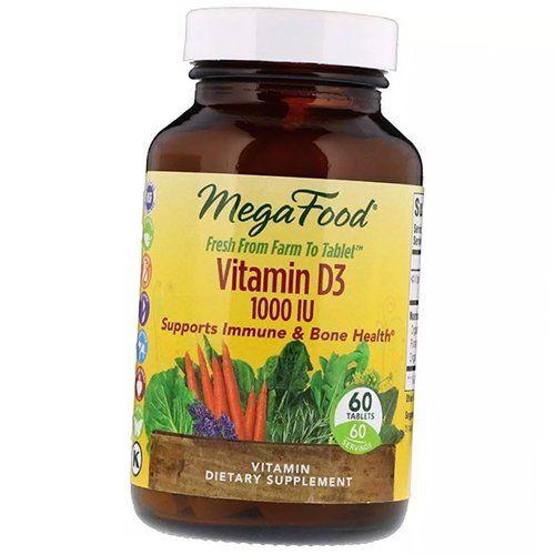 

Vitamin D3, Vitamin D3 1000, Mega Food (36343034) 60tab