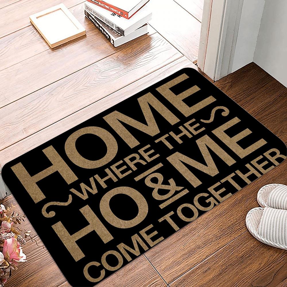 Home Welcome Doormats Non-Slip Washable Bathroom Rugs Creative Bath Rug For Bedroom Living Room Entryway Decor