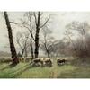 Vintage Country Farmhouse Art Shepherd Elk Hare Lamb Wildlife Poster Canvas Paintings Wall Art Pictures Home