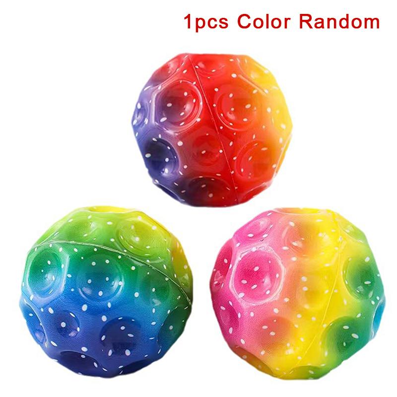 Galaxy Moon Ball Extreme High Bouncing Ball Spaceball Children Toys Pelota Saltarina Para